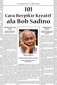 Image of 101 cara berpikir kreatif ala bob sadino