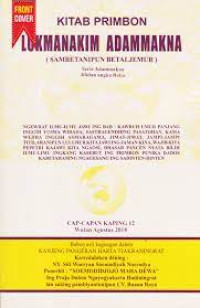 Image of Kitab primbon: lukmanakim adammakna