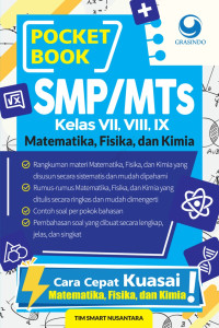 Image of Pocket book SMP/MTs kelas vii, viii, ix Matematika, fisika, kimia